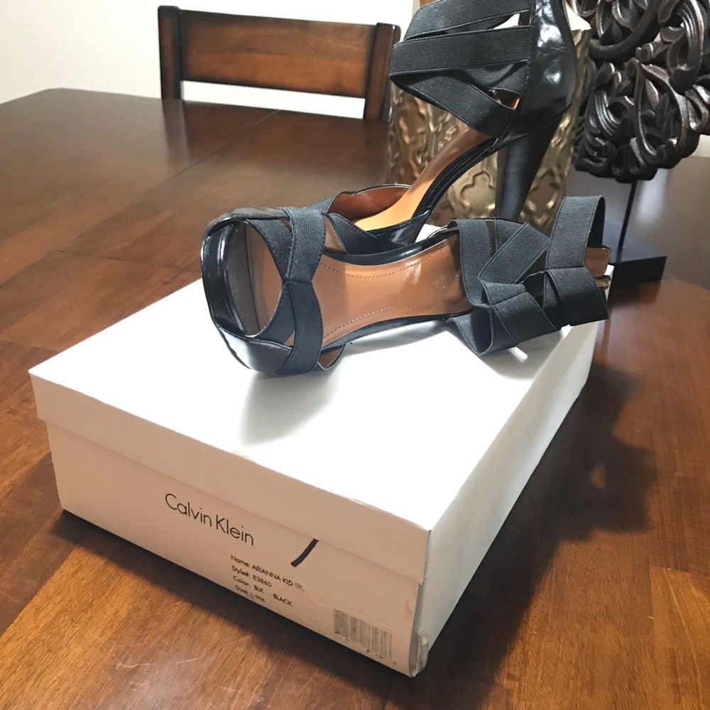 Calvin Klein Arianna Kid Skin Heels
